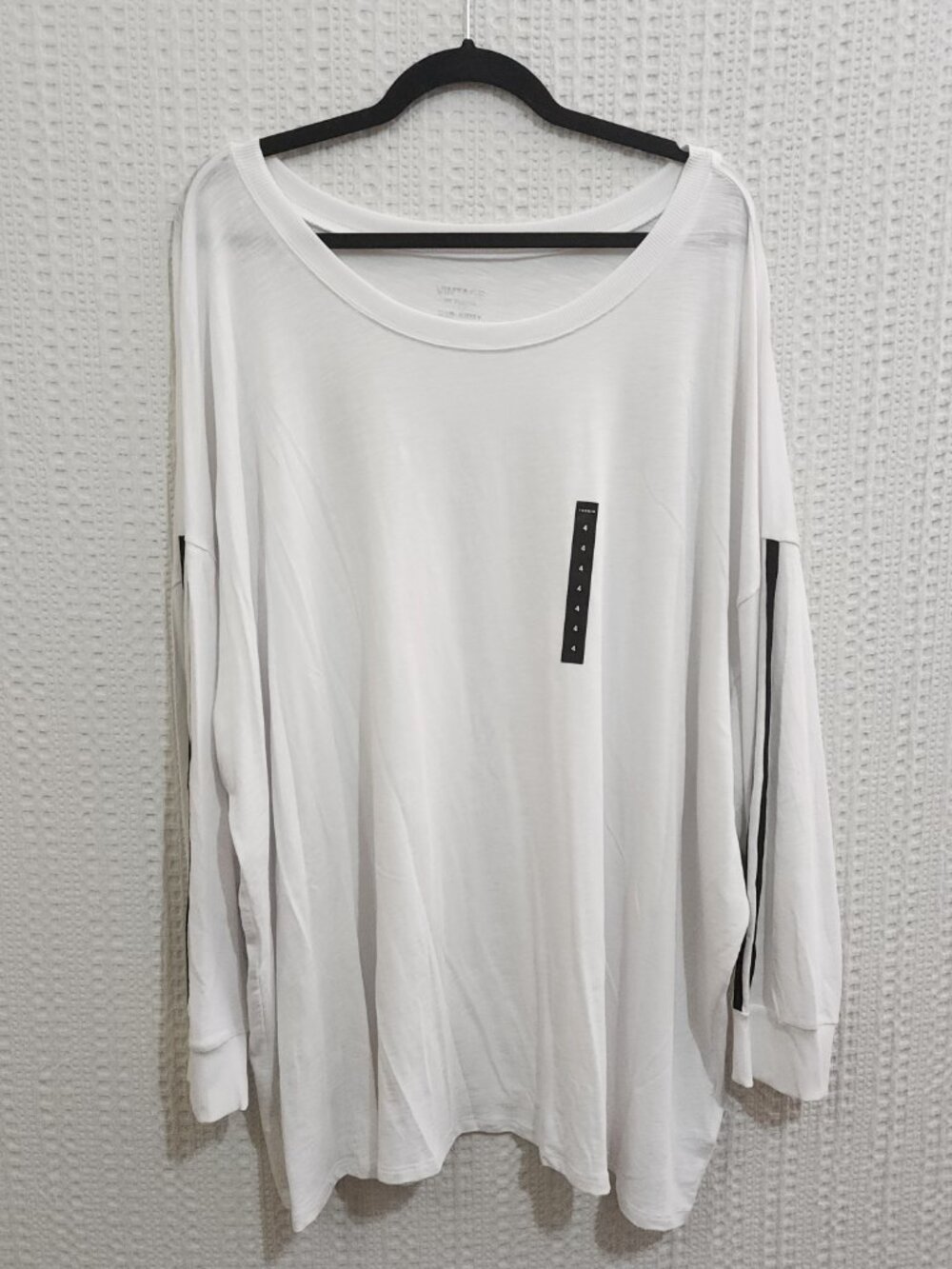 Torrid Plus Size Supersoft Slub Crewneck Drop Shoulder Long Sleeve Tee 4X NWT - Picture 4 of 13